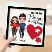 Valentine's Missing puzzle frame