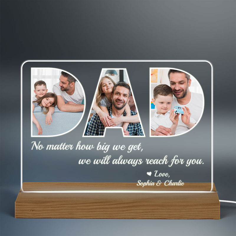 Personalised Photo Lamp For Fathers