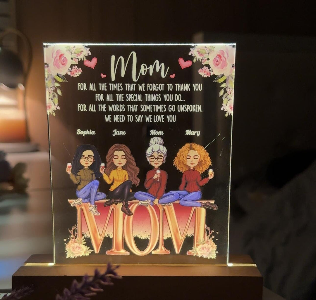 PERSONALIZED MOTHER'S DAY LAMP
