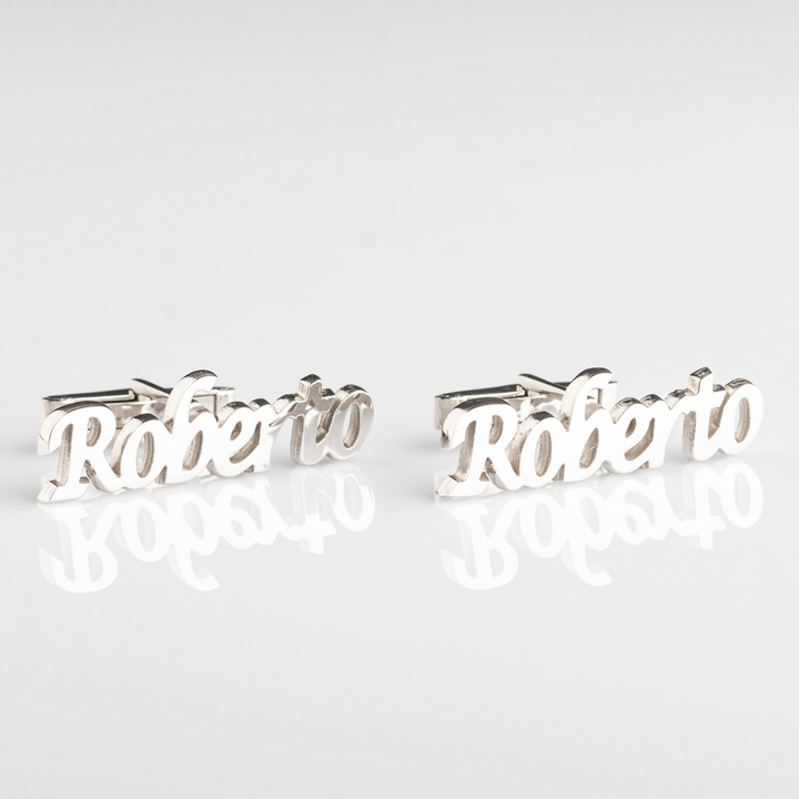 Timeless Italic Personalized Cufflinks For Men