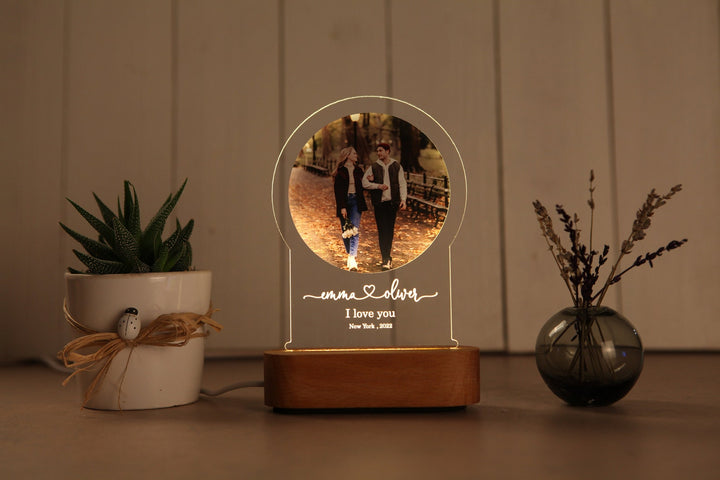 Personalized Night Light with Your Photo (UV)