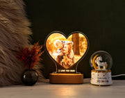 Custom Photos Night Light - Personalized Mother Gift - Gift Idea for Mom - Picture Gift Ideas - Mom Birthday Gift - Anniversary Gift for Her